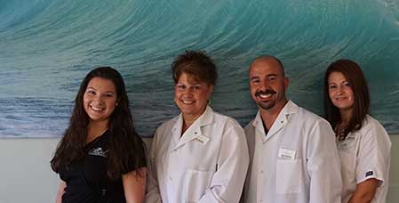 Reception: Jennifer, Technicians: Doreen, Julian, & Sabrina